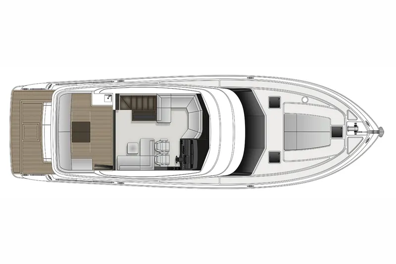Slide: The Image of Manufacturer Provided Image: Top view of 2023 Maritimo M55 yacht layout. - 148