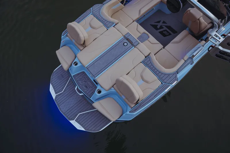 Slide: The Image of Interior of 2026 MasterCraft XT20 with modern dashboard. - 18