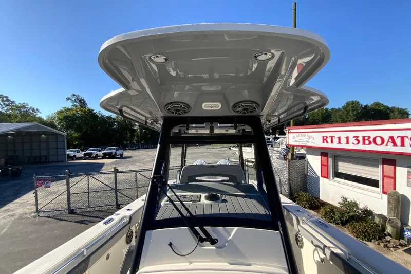 Slide: The Image of 2026 Cobia 305 Center Console boat at RT113 Boat Sales dealership. - 71