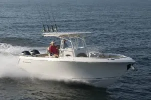 Slide: The Image of Manufacturer Provided Image: 2019 Sailfish 270 CC boat cruising on open water. - 30