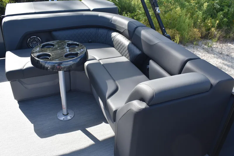 Slide: The Image of Luxurious seating area on 2026 Godfrey SWEETWATER SW 2086 C pontoon boat. - 10