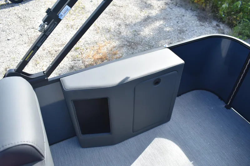 Slide: The Image of Interior view of 2026 Godfrey SWEETWATER SW 2086 C pontoon boat, featuring seating and storage. - 14