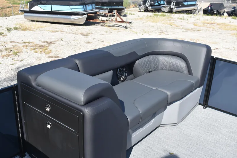Slide: The Image of Luxurious seating on 2026 Godfrey SWEETWATER SW 2086 C pontoon boat. - 18