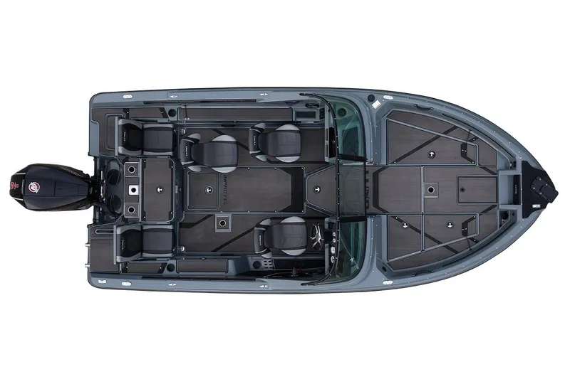 Slide: The Image of Manufacturer Provided Image: 2025 Lund 185 Impact GL boat, top view, showcasing seating and deck layout. - 45