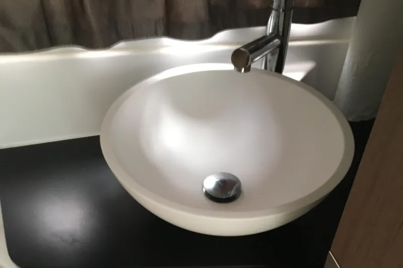 Slide: The Image of Modern bathroom sink in 2020 Jeanneau NC 895 boat. - 39