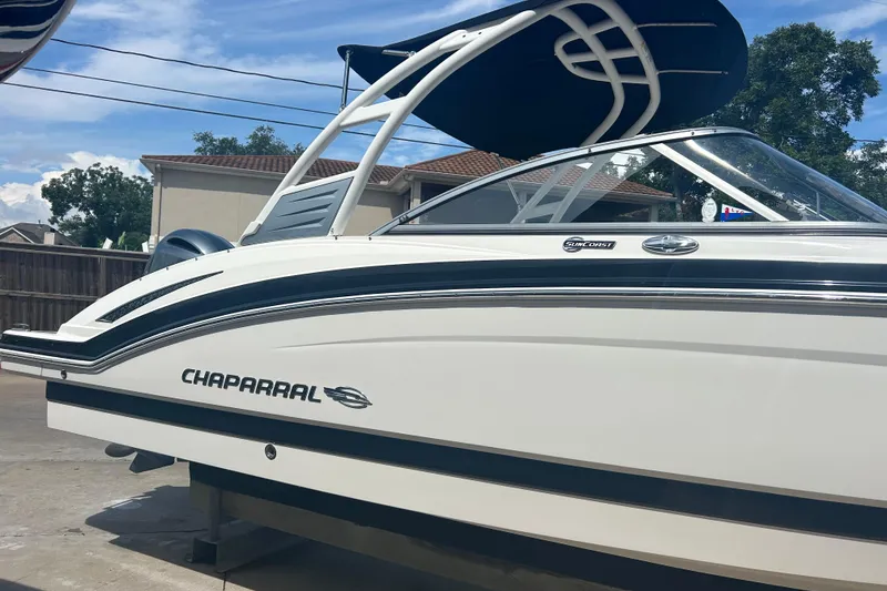 Slide: The Image of Manufacturer Provided Image: Top view of a 2016 Chaparral 230 Suncoast boat with seating layout. - 2