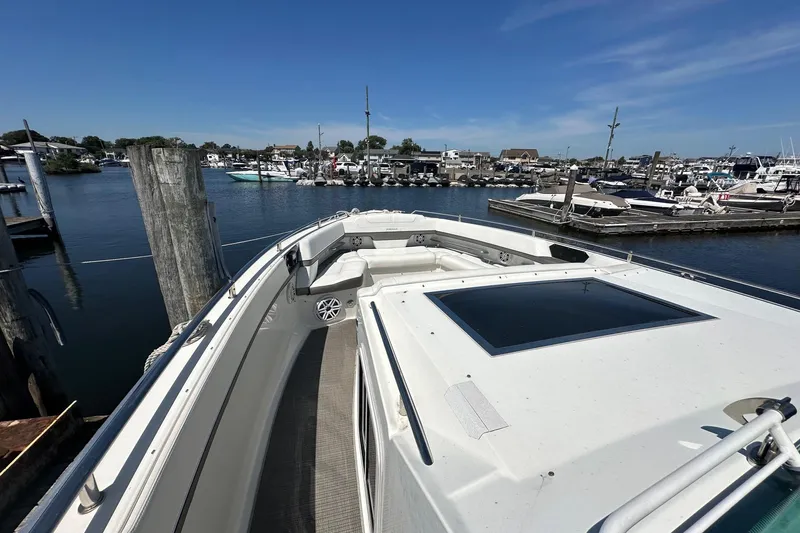 Slide: The Image of 2017 Formula 430 Super Sport Crossover helm with advanced navigation and control systems. - 15