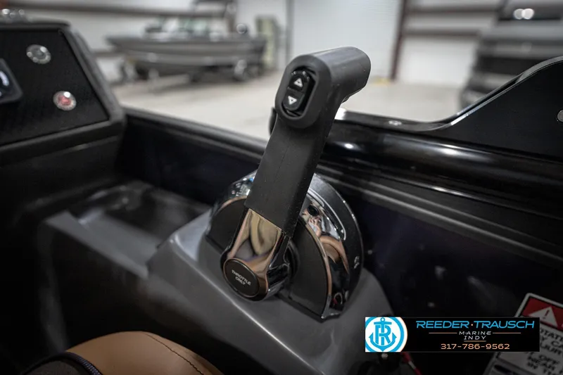 Slide: The Image of Control panel of 2026 Bennington 22 MFB boat with lighting and power buttons. - 37