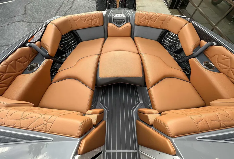 Slide: The Image of Luxurious interior of 2023 Nautique Super Air Nautique G23 Paragon. - 14