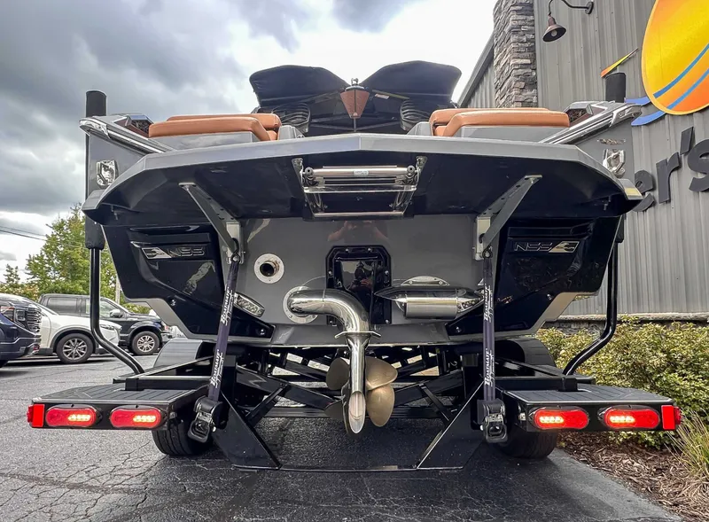 Slide: The Image of Rear view of 2023 Nautique Super Air Nautique G23 Paragon boat. - 9
