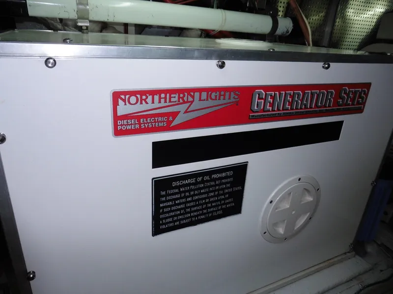 Slide: The Image of Northern Lights generator in 2000 Novatec Cockpit Motor Yacht engine room. - 33