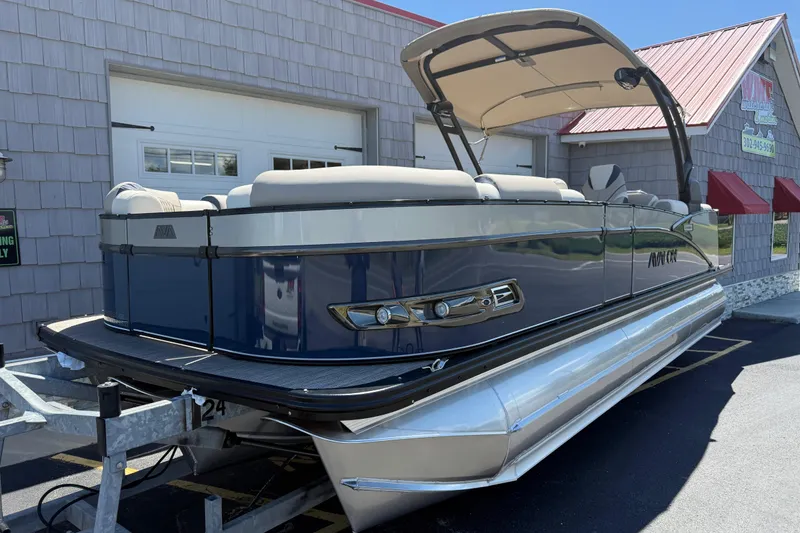 Slide: The Image of 2026 Avalon 2385 Catalina Quad Lounger Tri Toon, blue and beige, at WMF Watercraft & Marine. - 3