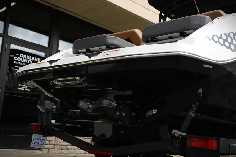 Slide: The Image of 2024 Scarab 235 Wake ID boat rear view at Oakland County Boat Sales. - 15