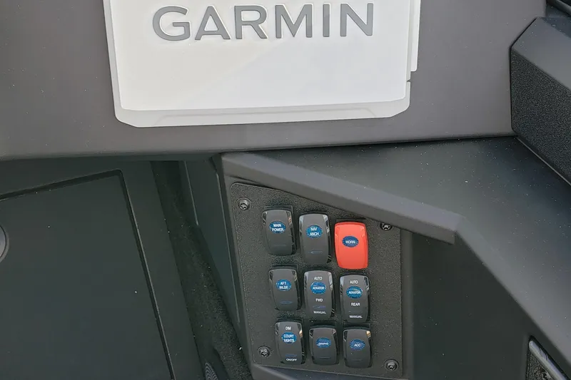 Slide: The Image of Control panel of 2026 Alumacraft Competitor 175X Sport with Garmin system. - 8