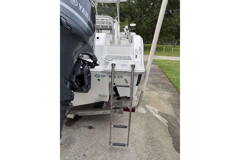 Slide: The Image of 2017 Sea Fox 266 Commander boat with Yamaha engine and rear ladder. - 20