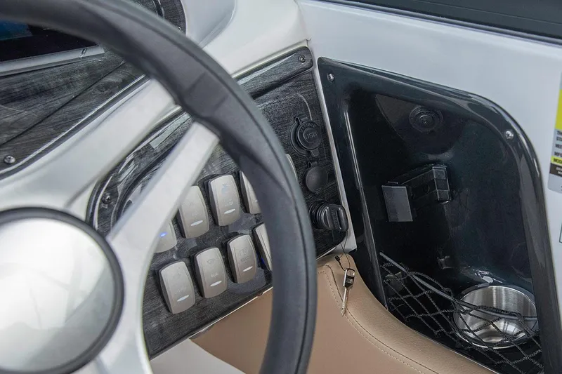 Slide: The Image of Manufacturer Provided Image: 2020 Hurricane SunDeck 191 OB boat dashboard and control panel. - 14