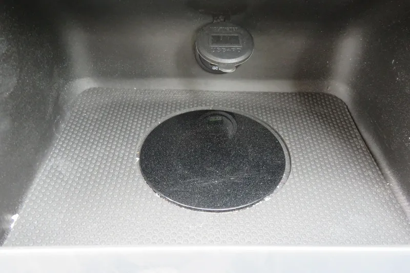 Slide: The Image of Storage compartment in 2026 Avalon 2785 Excalibur LTD Quad Lounger, Sarasota, FL. - 34