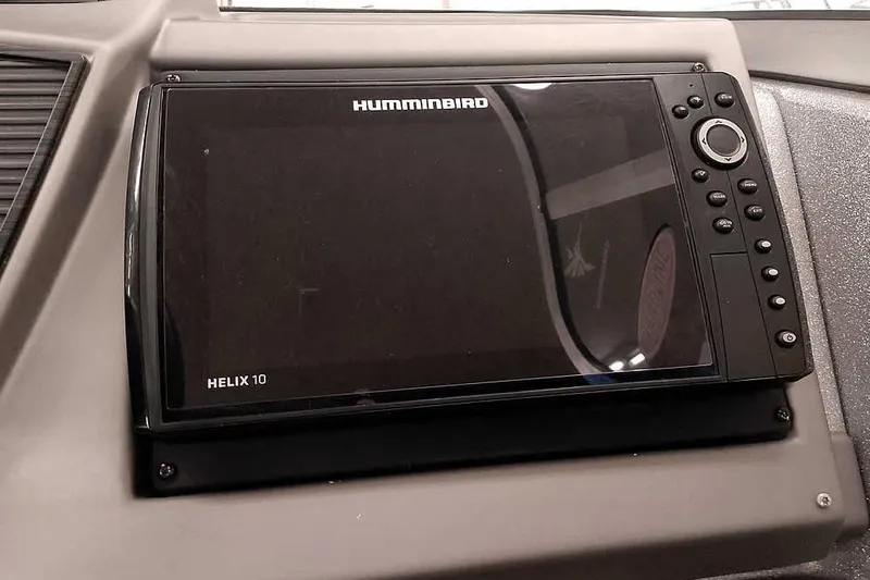 Slide: The Image of Humminbird Helix 10 fish finder on 2020 Ranger 1880MS Angler dashboard. - 35