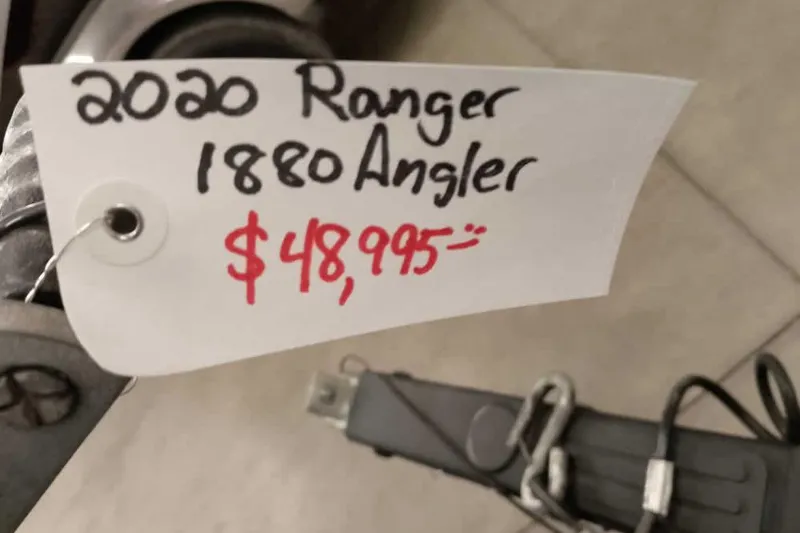 Slide: The Image of Price tag for 2020 Ranger 1880MS Angler, listed at $48,995. - 4
