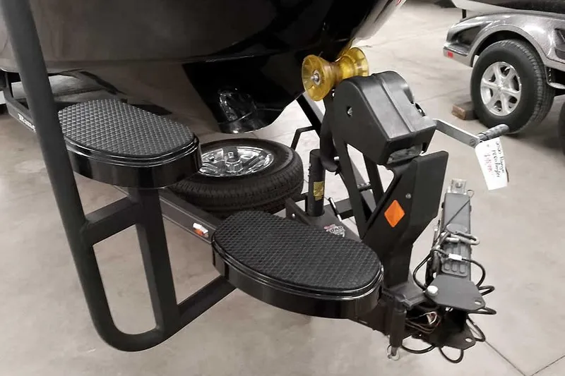 Slide: The Image of 2020 Ranger 1880MS Angler trailer hitch with dual step platform in a showroom. - 7