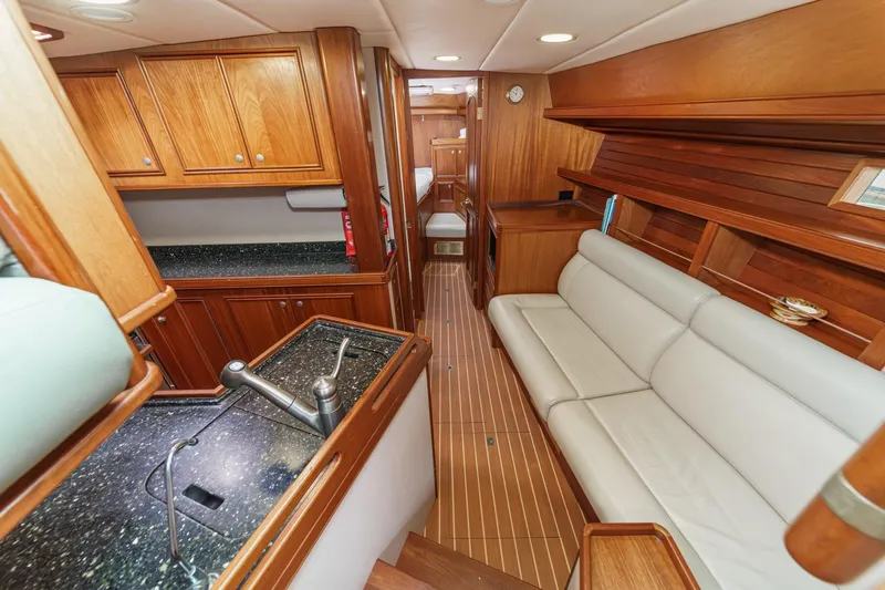 Slide: The Image of Galley and forward companionway - 27