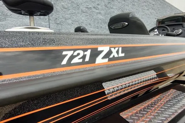 Slide: The Image of 2026 Phoenix 721zxl boat with sleek design and bold lettering. - 8