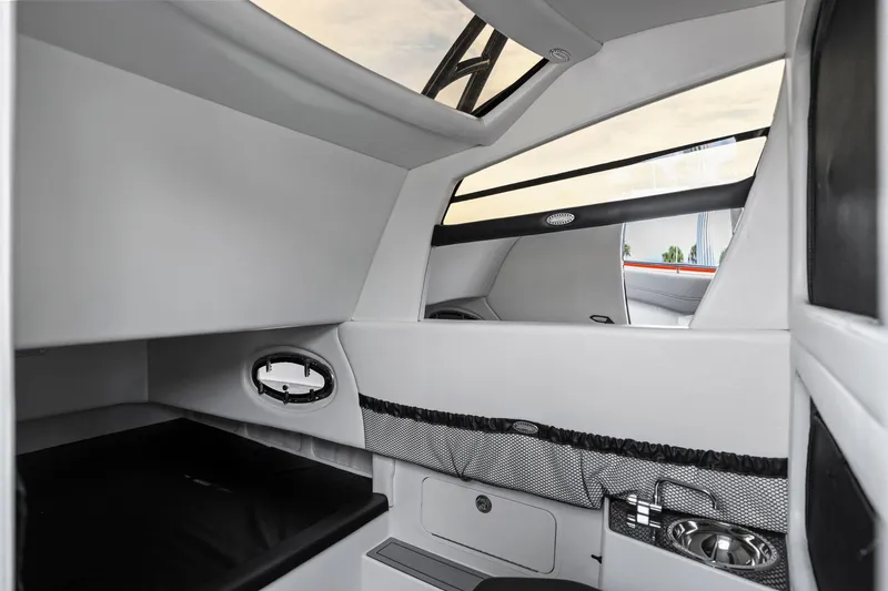 Slide: The Image of Interior of 2026 Nor-Tech 390 Sport Center Console, featuring sleek design and modern amenities. - 35