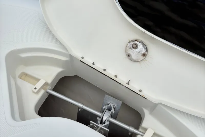 Slide: The Image of 2007 Hydra-Sports Vector 3300 CC anchor compartment detail. - 25