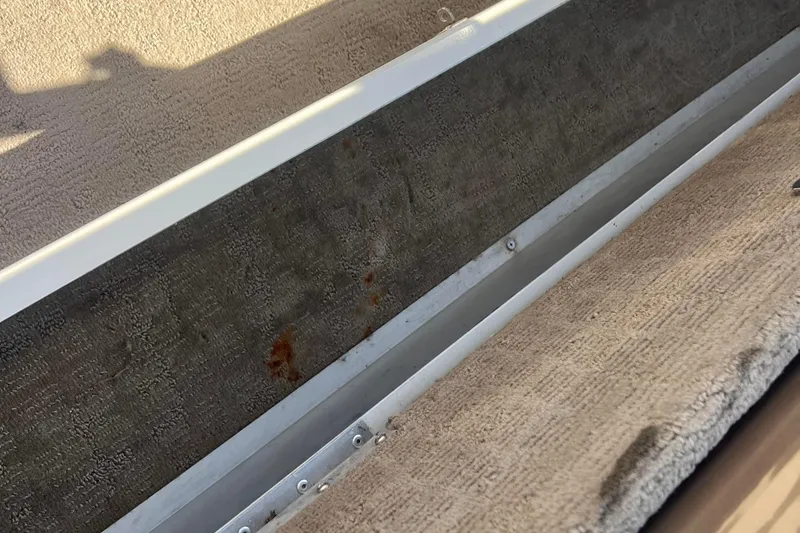 Slide: The Image of 2014 Misty Harbor 2285 Biscayne Bay CU interior with carpeted flooring detail. - 27