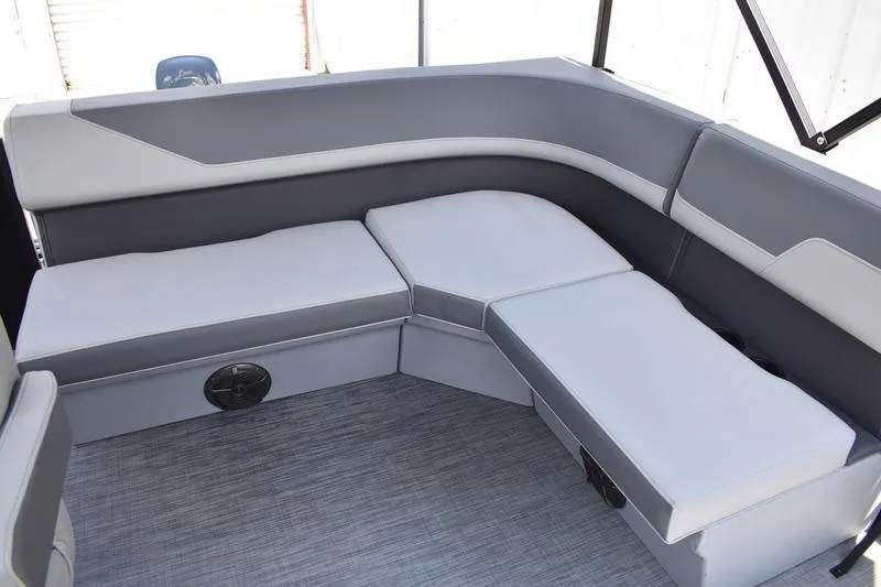 Slide: The Image of Kicker media center in 2026 Lowe LS 170 boat dashboard. - 34