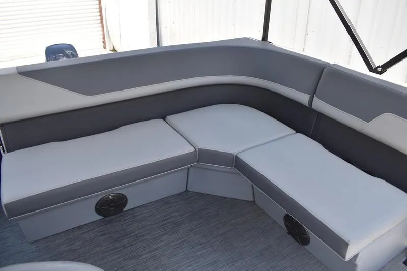 Slide: The Image of Dashboard of 2026 Lowe LS 170 boat with GPS speedometer and gauges. - 35