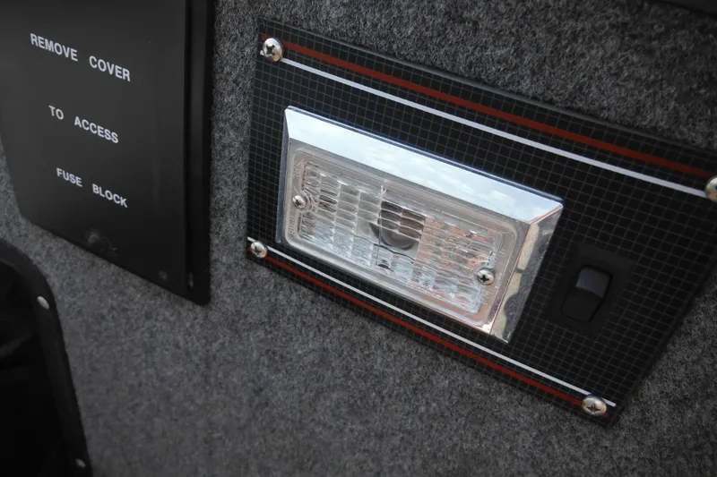 Slide: The Image of 1993 Sea Nymph SS175 Fish-n-ski interior light and fuse block access panel. - 17