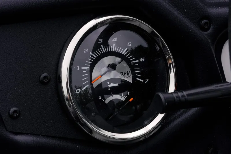 Slide: The Image of Tachometer of 2026 Skeeter ZXR20 SE, displaying RPM and fuel gauge. - 35