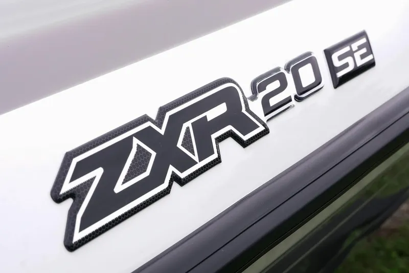 Slide: The Image of 2026 Skeeter ZXR20 SE logo on sleek white surface. - 45