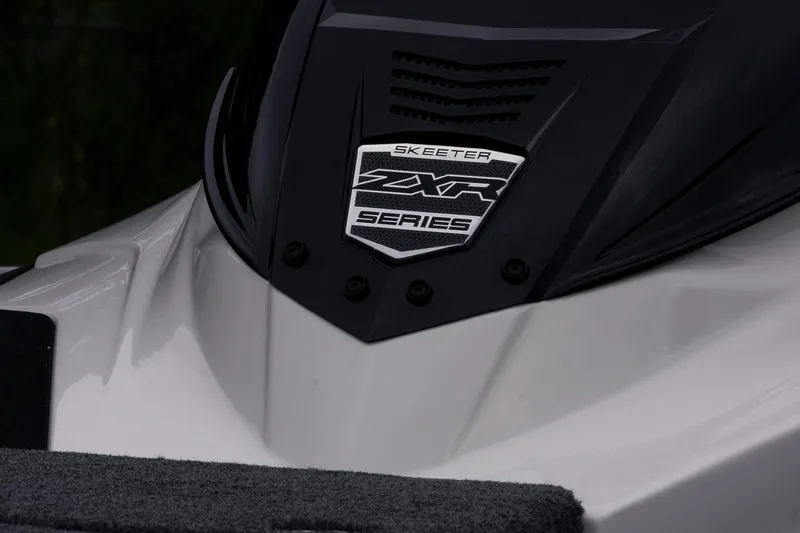 Slide: The Image of 2026 Skeeter ZXR20 SE boat badge, close-up view of sleek design. - 48