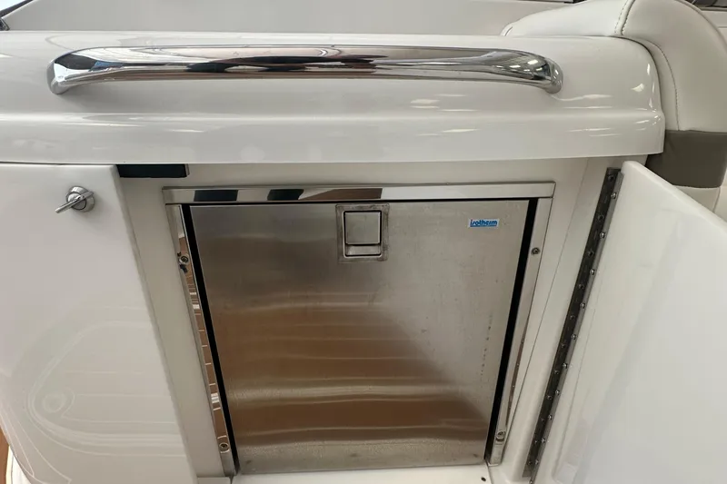 Slide: The Image of 2005 Formula 280 Sun Sport boat interior with stainless steel cabinet. - 10