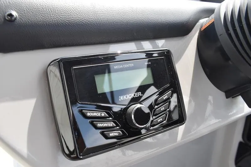 Slide: The Image of 2026 Lowe LS 190 boat interior with modern seating and steering console. - 29