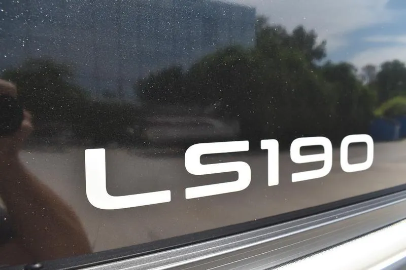 Slide: The Image of Close-up of 2026 Lowe LS 190 model logo on a reflective surface. - 4