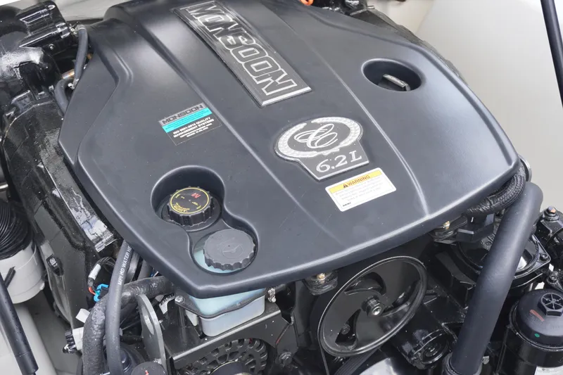 Slide: The Image of 2025 Cobalt R8 Surf engine, 6.2L Monsoon, detailed view. - 24