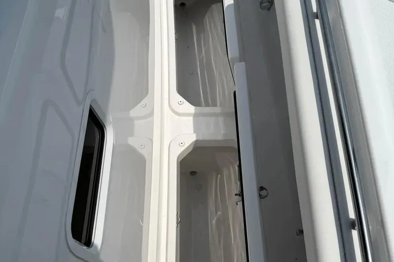 Slide: The Image of HCB 48 Campeon 2025 boat storage compartments, showcasing sleek design and functionality. - 30
