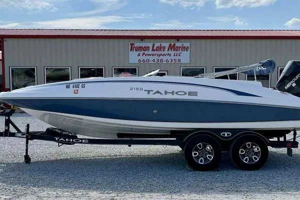 The Image of 2023 Tahoe 2150 boat on trailer at Truman Lake Marine dealership. - 0