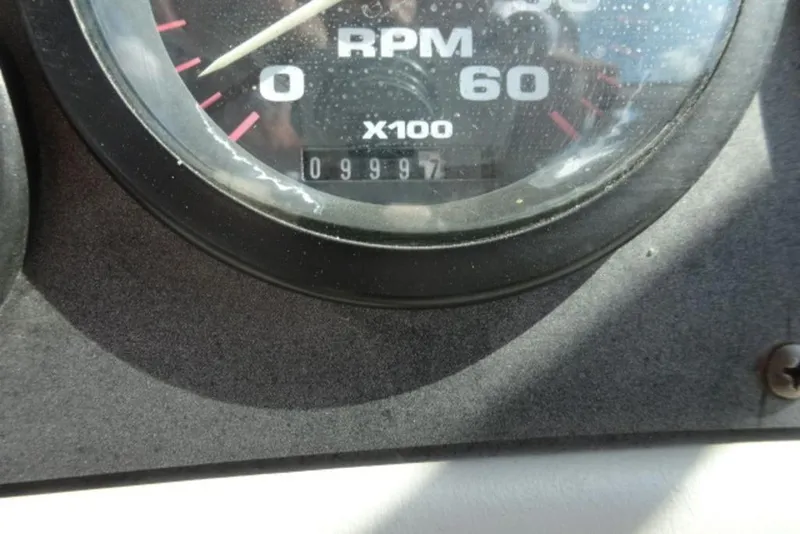 Slide: The Image of Close-up of Caravelle 206 tachometer showing 997 RPM, 1995 model. - 6