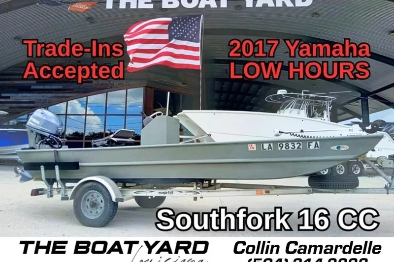 The Image of 2000 Southfork 16 CC boat with 2017 Yamaha engine, trade-ins accepted, displayed at The Boat Yard. - 0