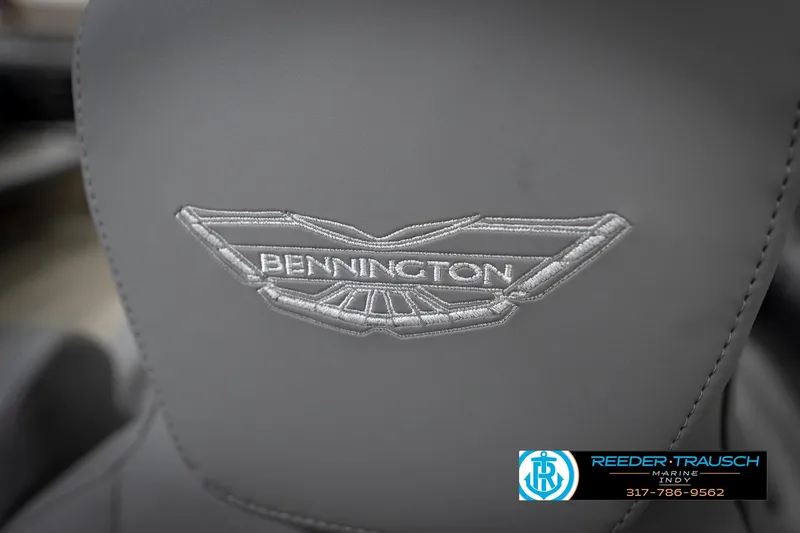 Slide: The Image of Close-up of a Rockford Fosgate stereo system in a 2026 Bennington 24 MFB boat. - 40