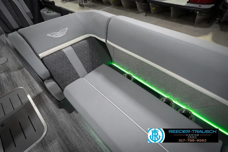 Slide: The Image of Control panel of 2026 Bennington 24 MFB boat with various function buttons. - 41