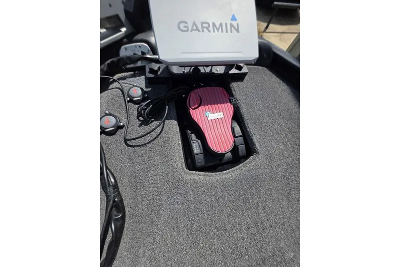 Slide: The Image of 2012 Phoenix 721 ProXP boat with Garmin electronics and foot pedal controls. - 21
