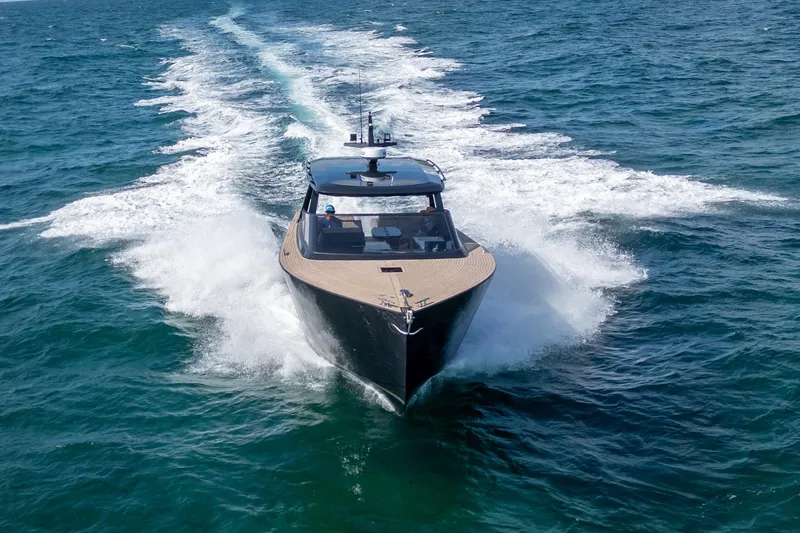 Slide: The Image of Luxury Colnago C38 OPEN yacht cruising on open sea, 2025 model. - 17