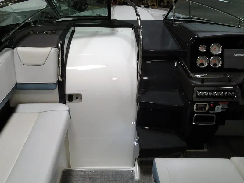 Slide: The Image of 2018 Formula 310 Sun Sport bathroom with modern fixtures and sleek design. - 25