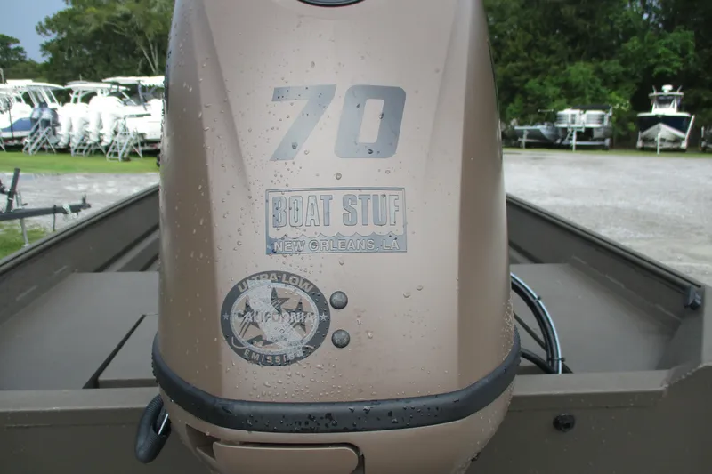 Slide: The Image of 2025 Alweld 1756 CC VV Marsh Jon boat with 70 HP engine, New Orleans dealership. - 9