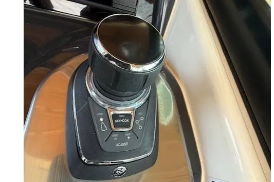 Slide: The Image of Joystick control of 2018 Formula 350 Crossover Bowrider OB boat. - 22